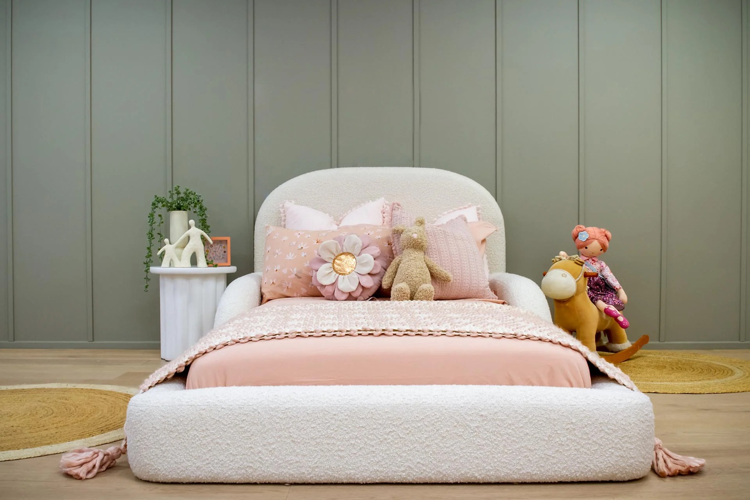 Pu7pl3 Designs Camille Upholstered Kids Bed - Image 12