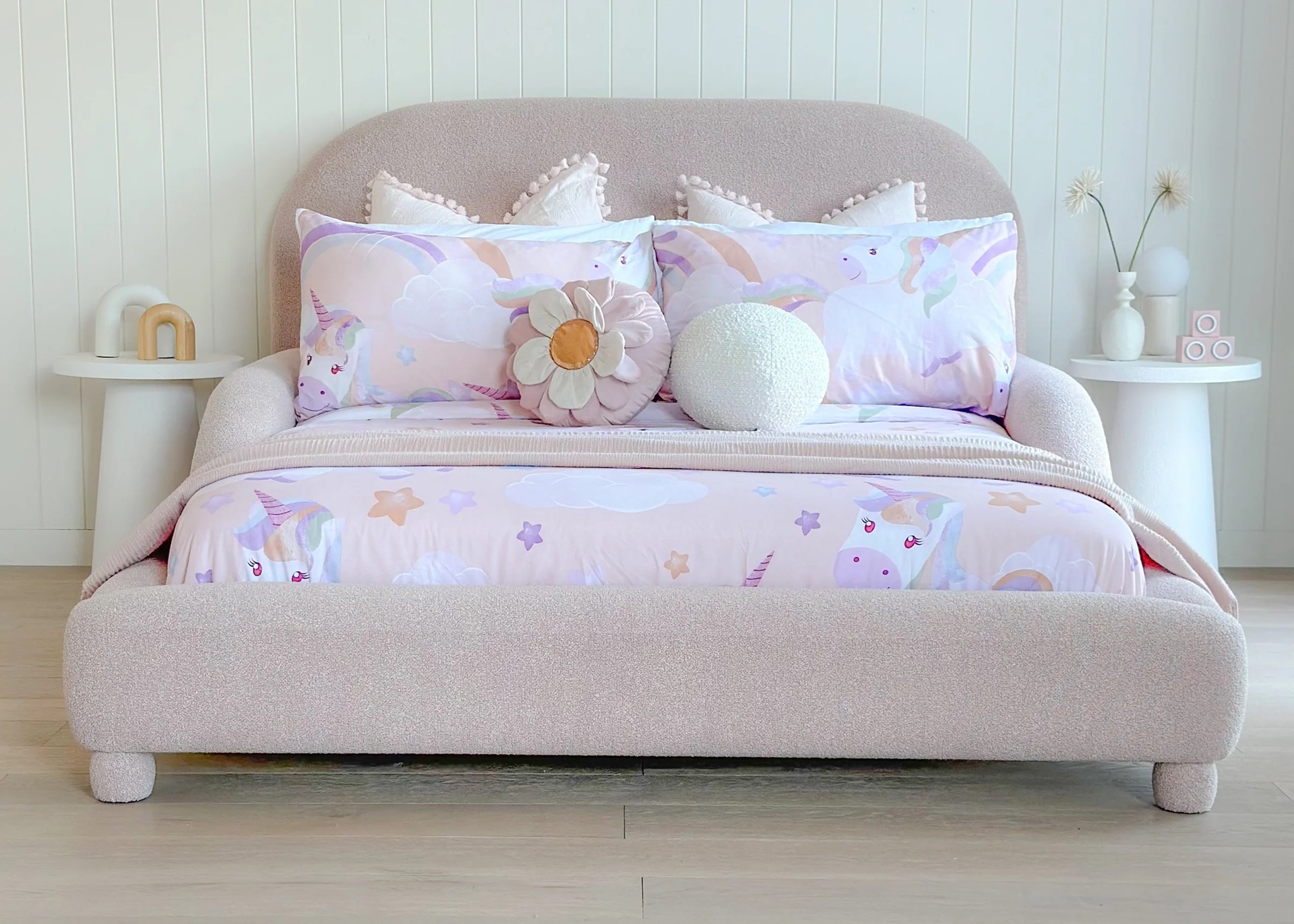 Pu7pl3 Designs Camille Upholstered Kids Bed - Image 9