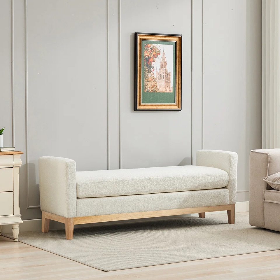 Purple Designs Aurelia Upholstered Accent Bench - Image 8