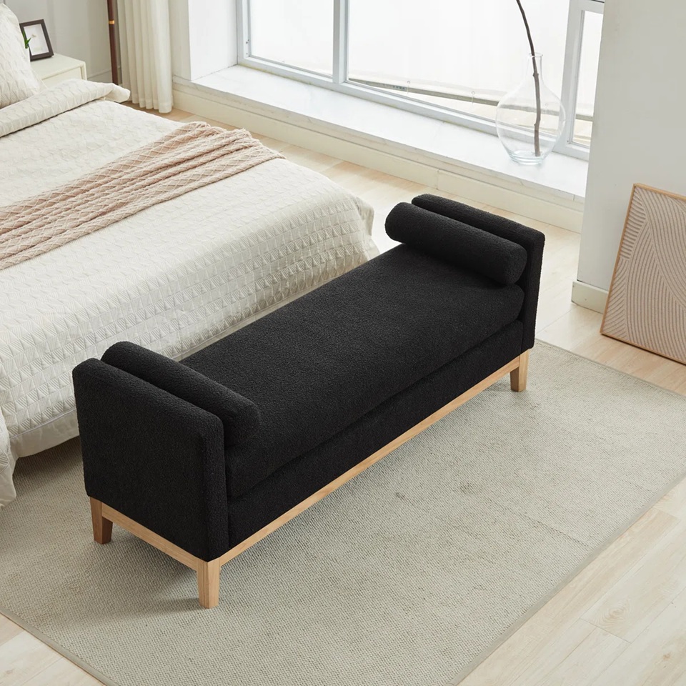 Purple Designs Aurelia Upholstered Accent Bench - Image 6